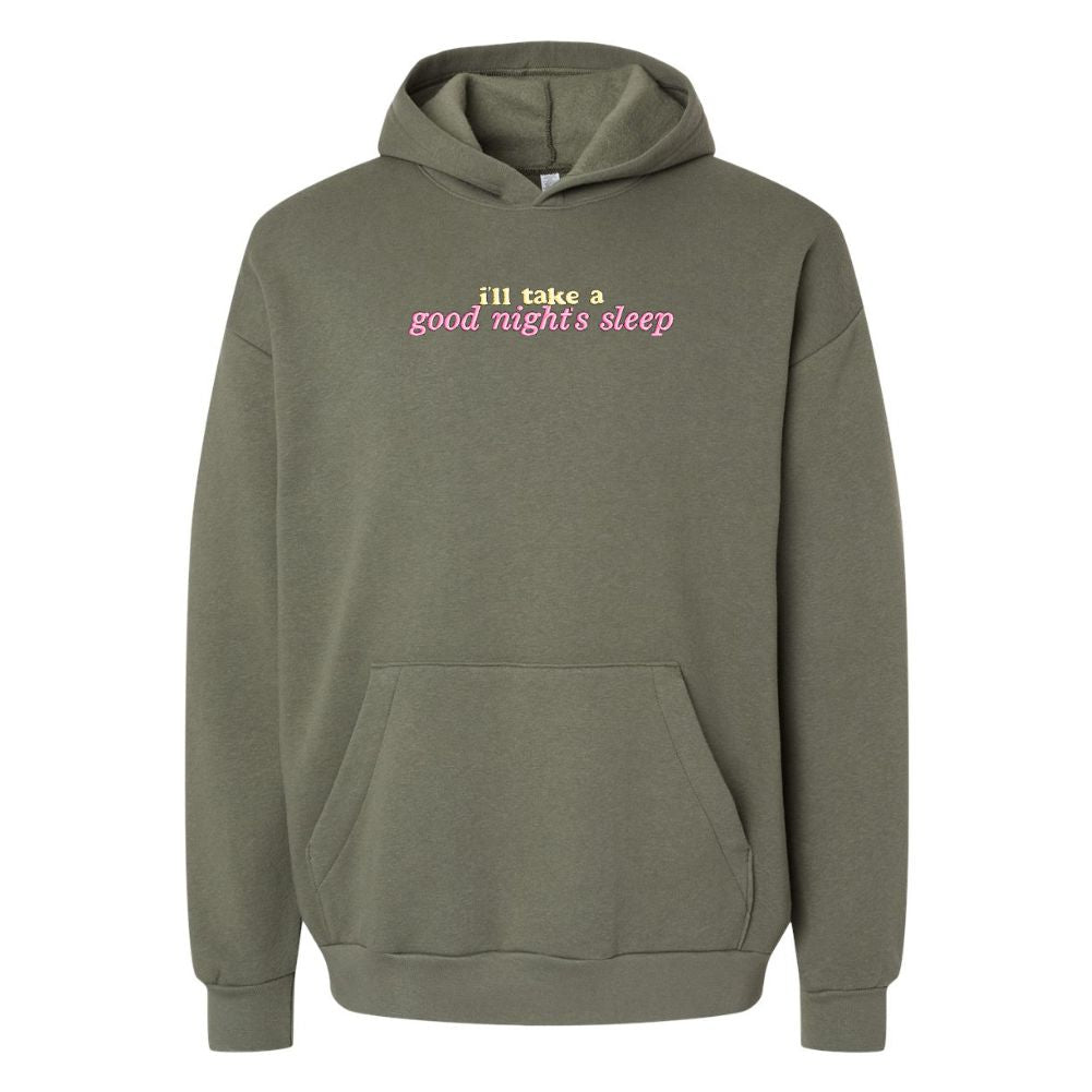 'I'll Take A Good Night's Sleep' Hangout Hoodie - United Monograms