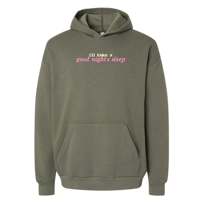 'I'll Take A Good Night's Sleep' Hangout Hoodie - United Monograms