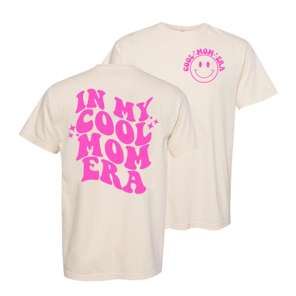 'In My Cool Mom Era' Front & Back T-Shirt - United Monograms