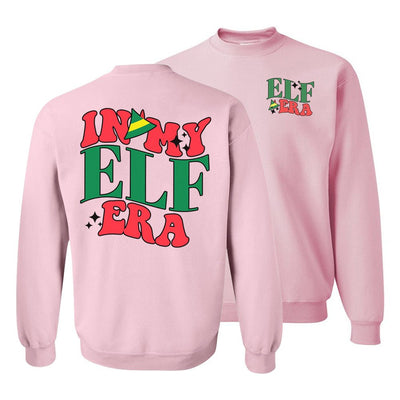 'In My Elf Era' Front & Back Crewneck Sweatshirt - United Monograms