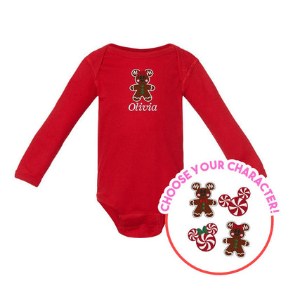 Infant Make It Yours™ Christmas Magic Long Sleeve Onesie - United Monograms