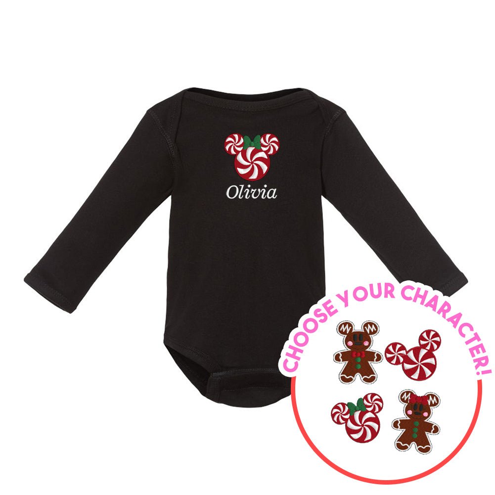 Infant Make It Yours™ Christmas Magic Long Sleeve Onesie - United Monograms