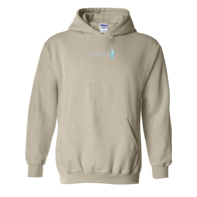 Initial 'Emotional Support Cup' Hoodie - United Monograms