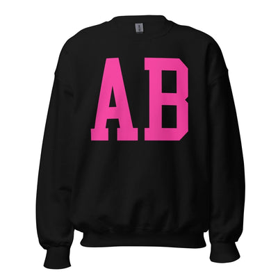 Initialed Big Print Crewneck Sweatshirt - United Monograms