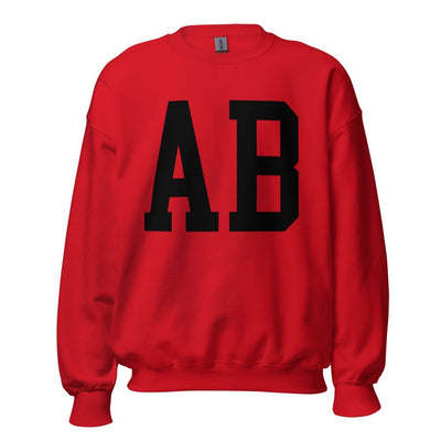 Initialed Big Print Crewneck Sweatshirt - United Monograms