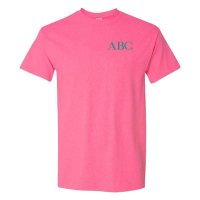 Initialed Block Letters Basic T-Shirt - United Monograms