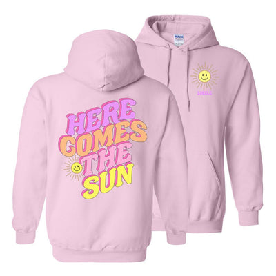 Initialed 'Here Comes The Sun' Front & Back Hoodie - United Monograms