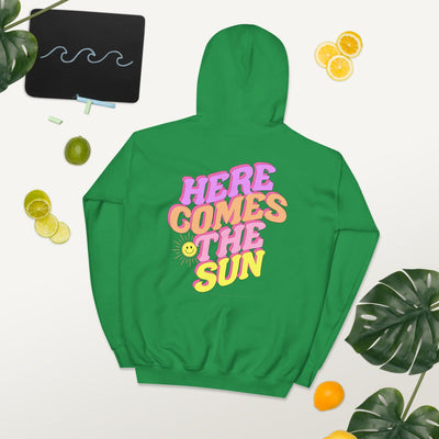 Initialed 'Here Comes The Sun' Front & Back Hoodie - United Monograms