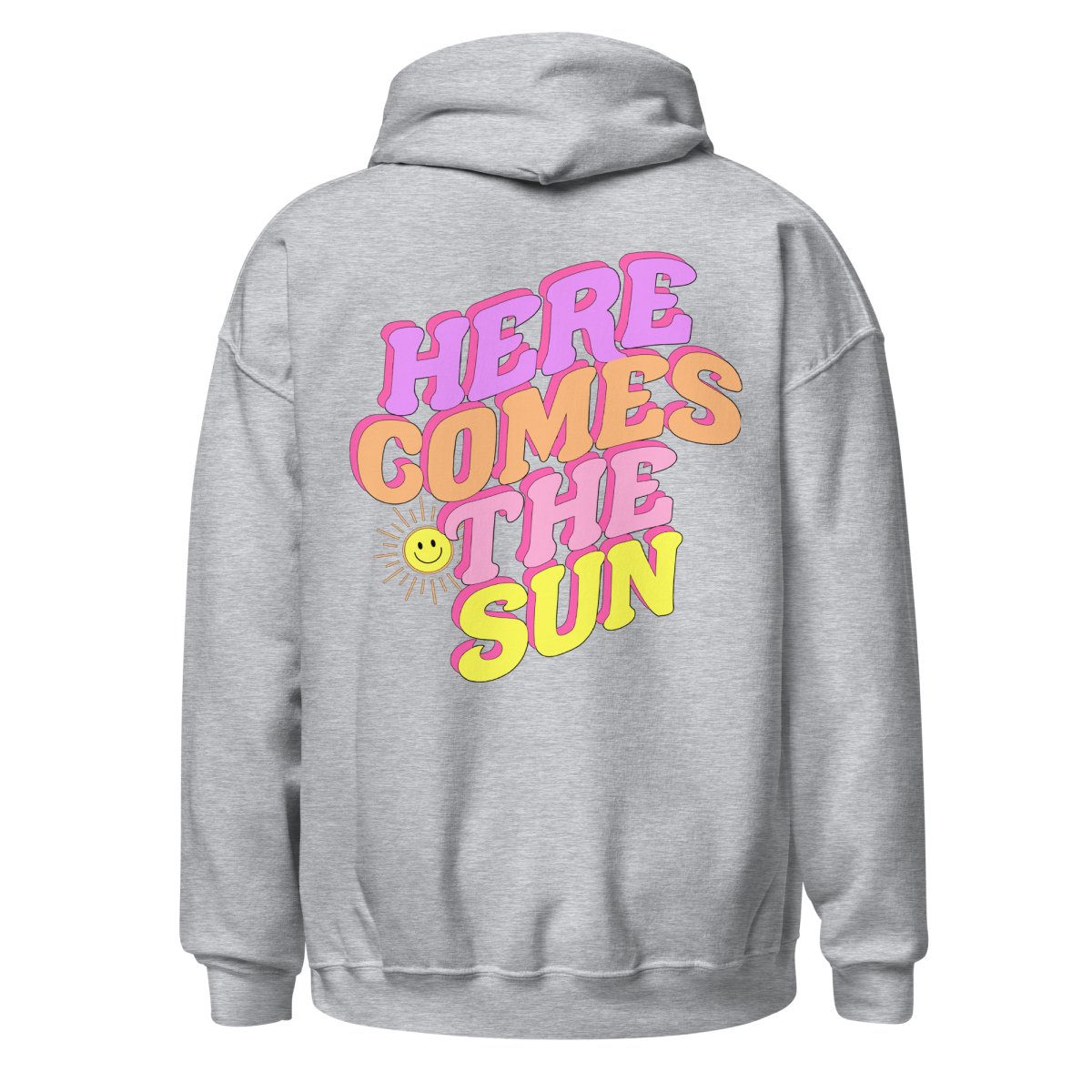 Initialed 'Here Comes The Sun' Front & Back Hoodie - United Monograms