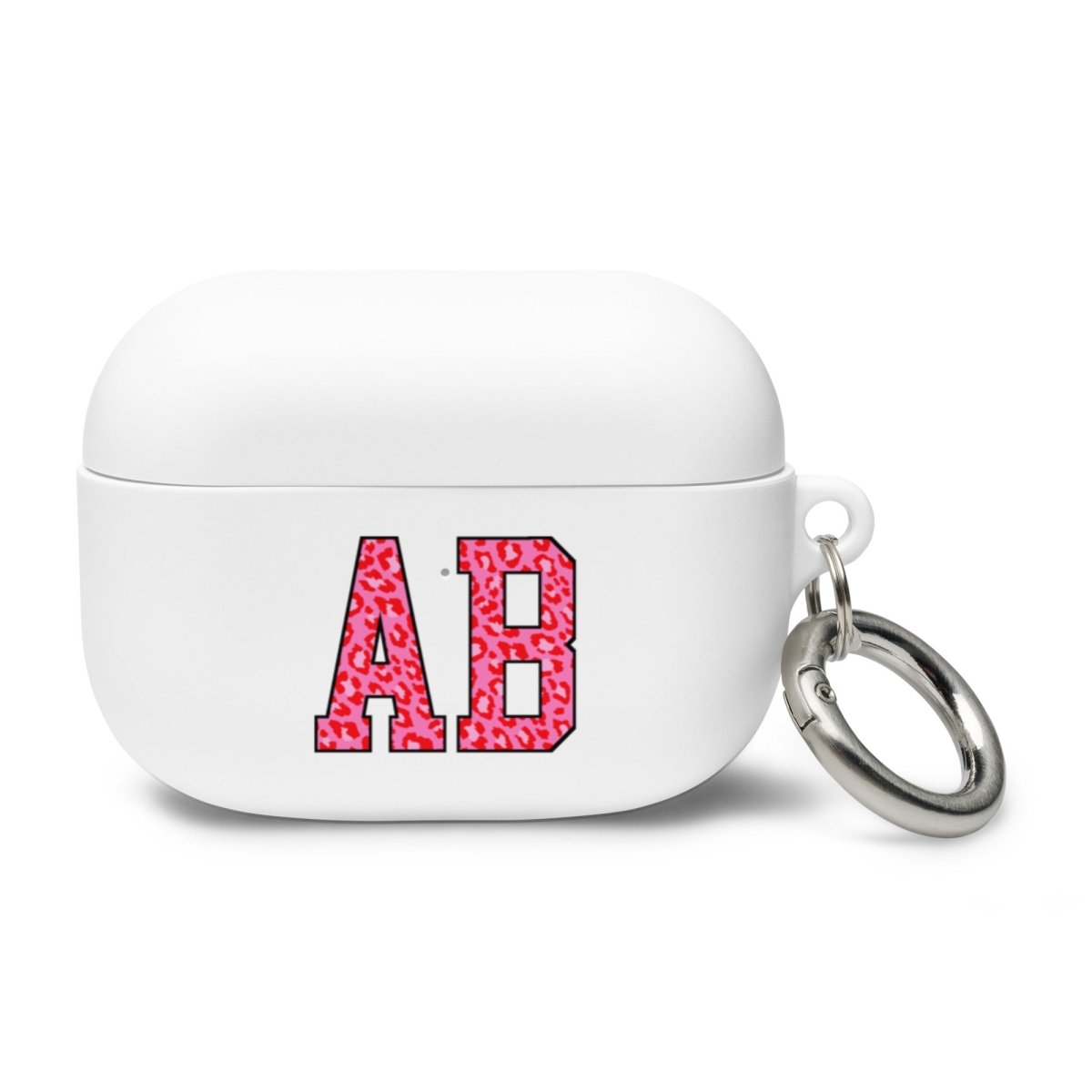 Initialed Leopard Print AirPods Case - United Monograms