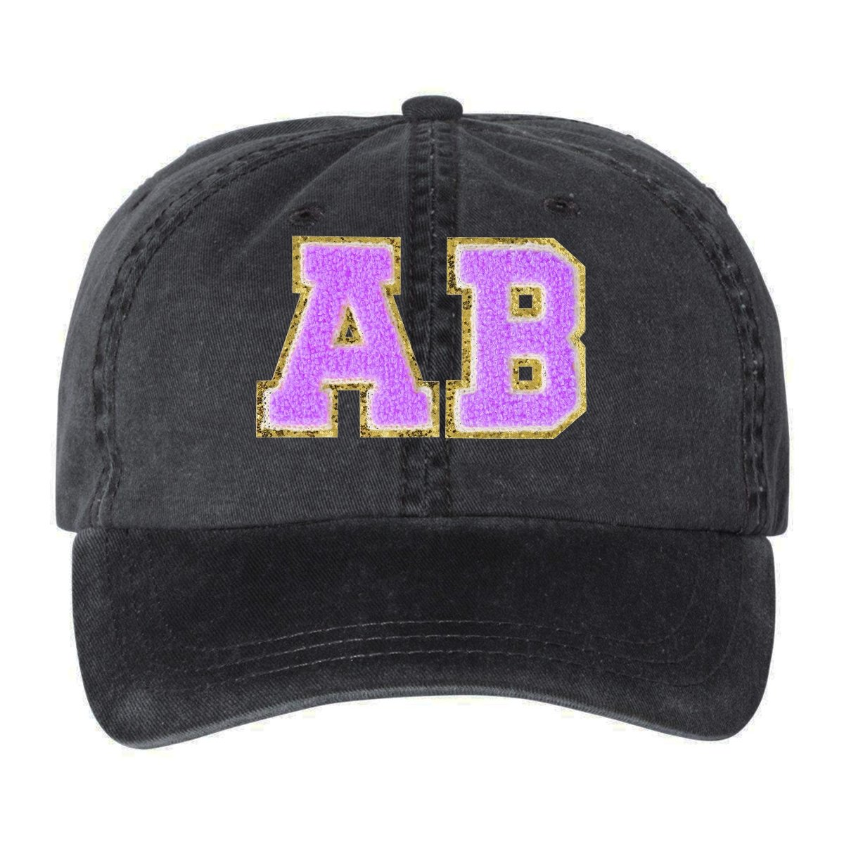 Initialed Letter Patch Baseball Hat - United Monograms