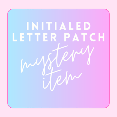 Initialed Letter Patch Mystery Top - United Monograms