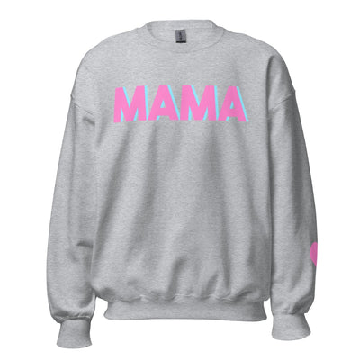 Initialed 'Mama' Crewneck Sweatshirt - United Monograms