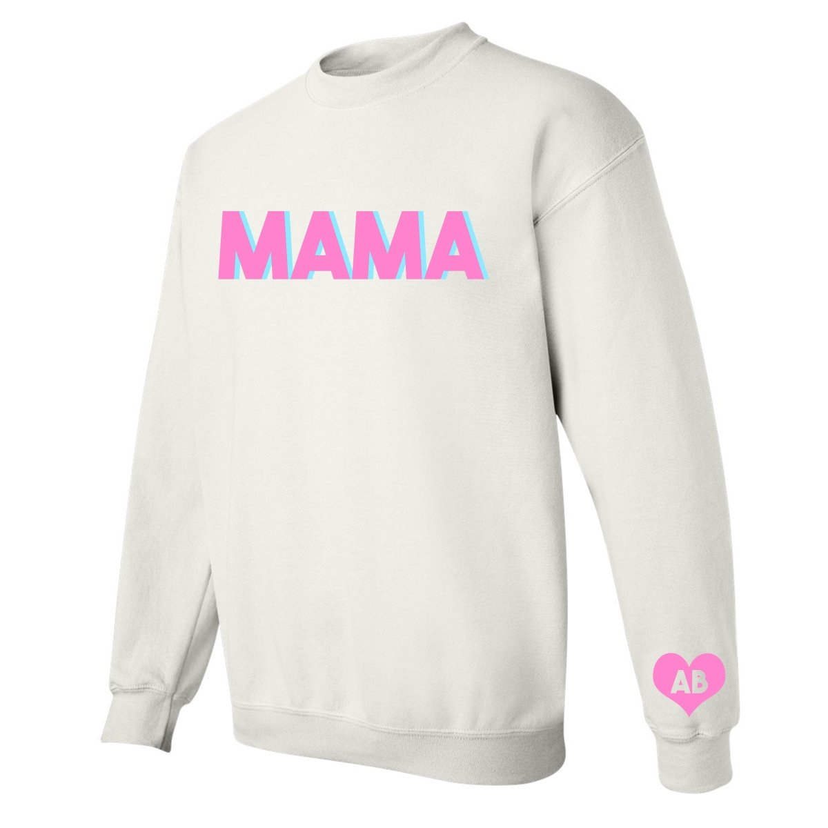 Initialed 'Mama' Crewneck Sweatshirt - United Monograms