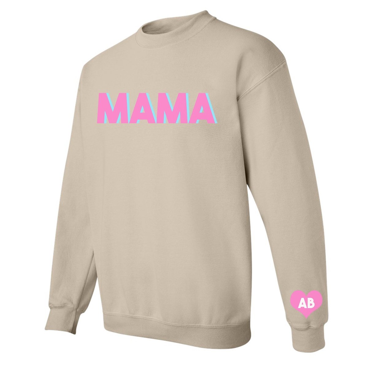 Initialed 'Mama' Crewneck Sweatshirt - United Monograms