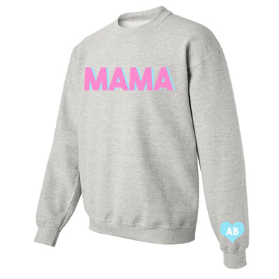 Initialed 'Mama' Crewneck Sweatshirt - United Monograms