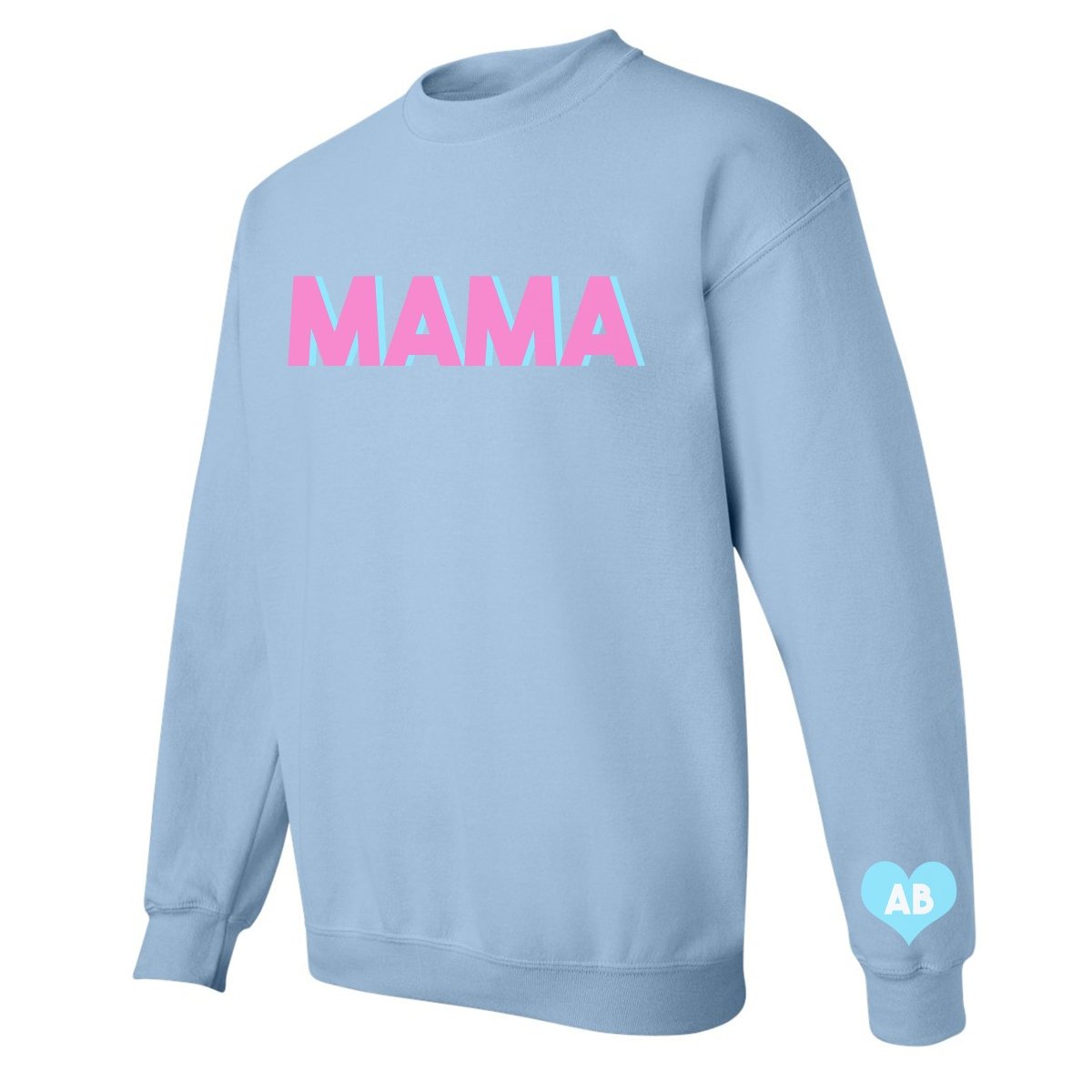 Initialed 'Mama' Crewneck Sweatshirt - United Monograms