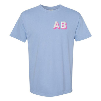 Initialed Shadow Block T-Shirt - United Monograms