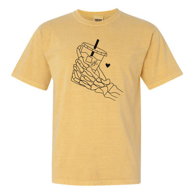 Initialed 'Skeleton Iced Coffee' T-Shirt - United Monograms