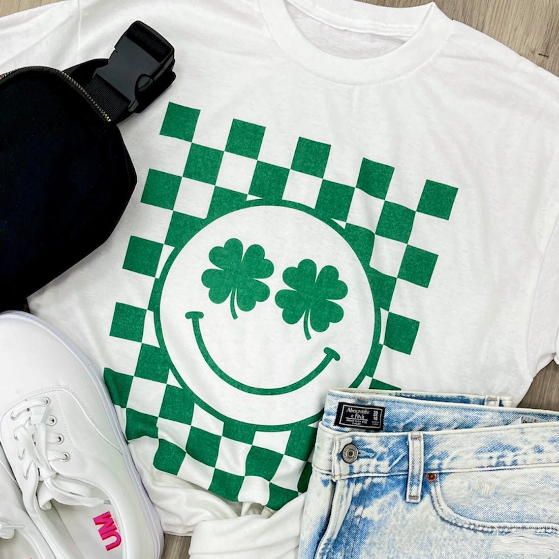 'Irish Eyes are Smiling' Basic T-Shirt - United Monograms