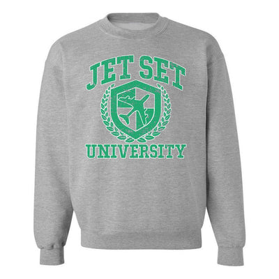 'Jet Set University' Crewneck Sweatshirt - United Monograms