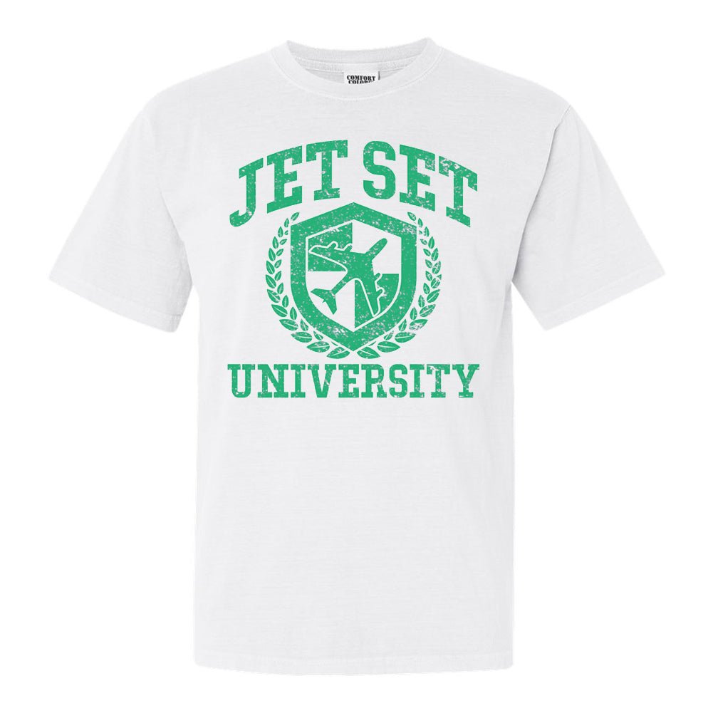 'Jet Set University' T - Shirt - United Monograms