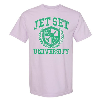 'Jet Set University' T - Shirt - United Monograms