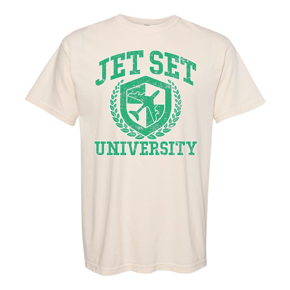 'Jet Set University' T - Shirt - United Monograms