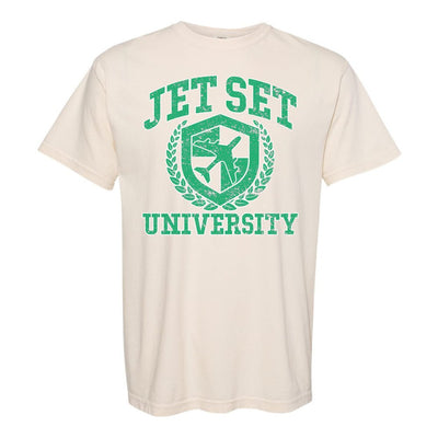 'Jet Set University' T - Shirt - United Monograms