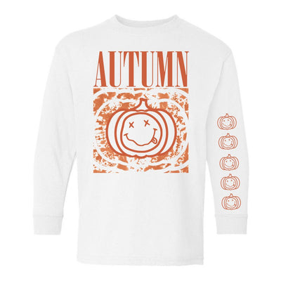 Kids AUTUMN 'Nirvana Pumpkin' Long Sleeve T-Shirt - United Monograms