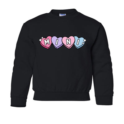 Kids 'Candy Hearts Mini' Crewneck Sweatshirt - United Monograms