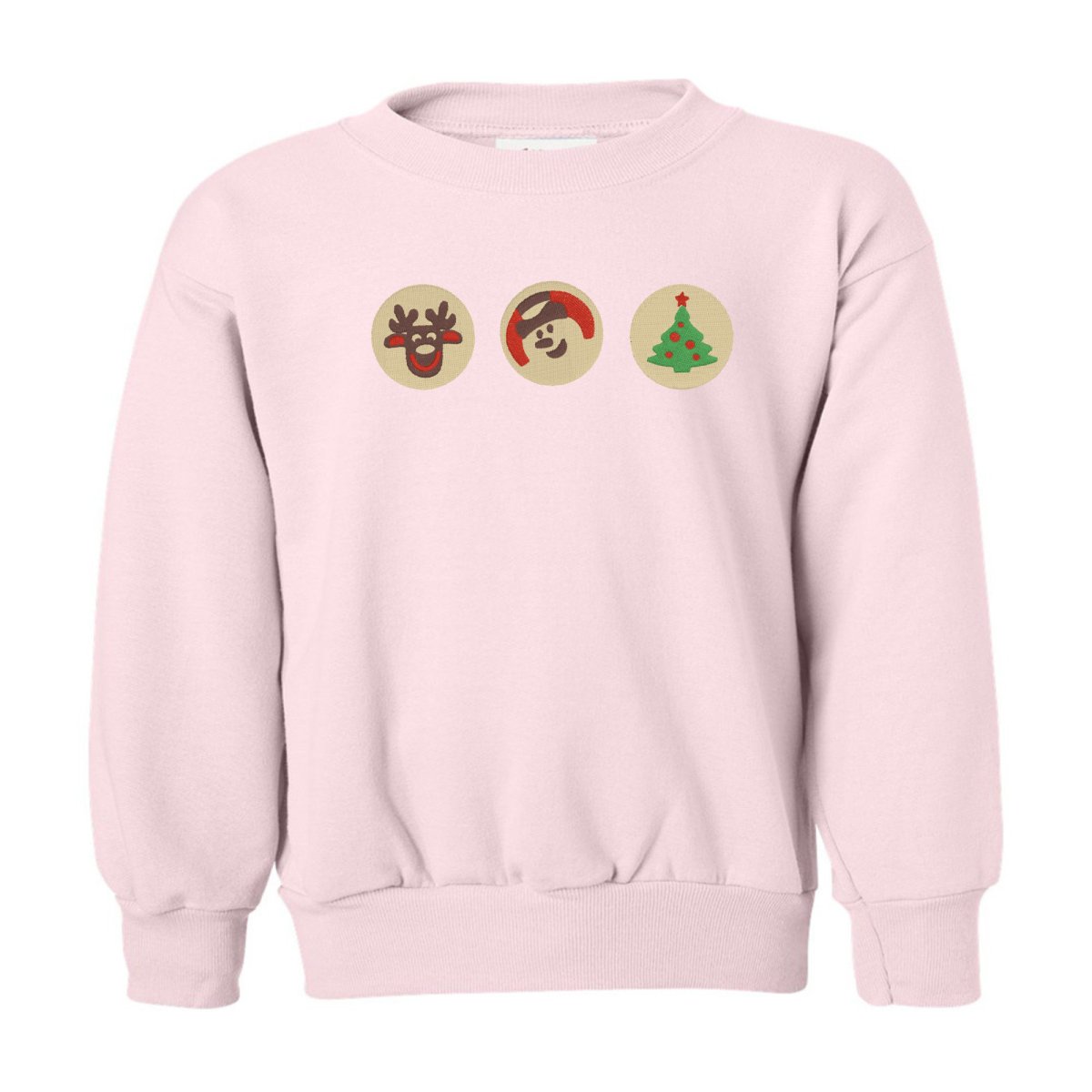 Kids 'Christmas Cookies' Embroidered Crewneck Sweatshirt - United Monograms