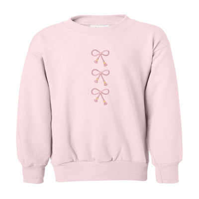 Kids Embroidered Tasseled 'Bows' Sweatshirt - United Monograms