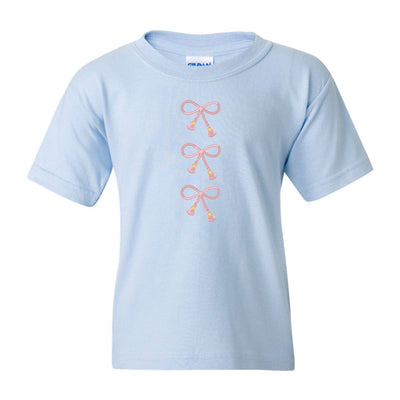 Kids Embroidered Tasseled 'Bows' T-Shirt - United Monograms