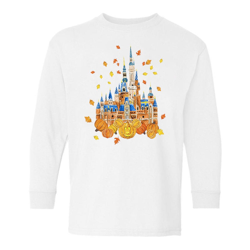 Kids 'Fall Magic Castle' Long Sleeve T-Shirt - United Monograms