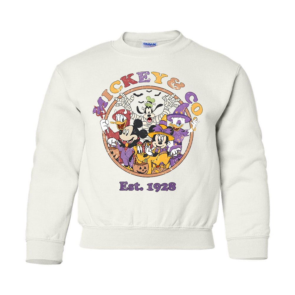 Kids 'Halloween Mickey & Co' Crewneck Sweatshirt - United Monograms