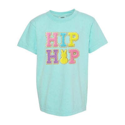 Kids Hip Hop Letter Patch Comfort Colors T-Shirt - United Monograms