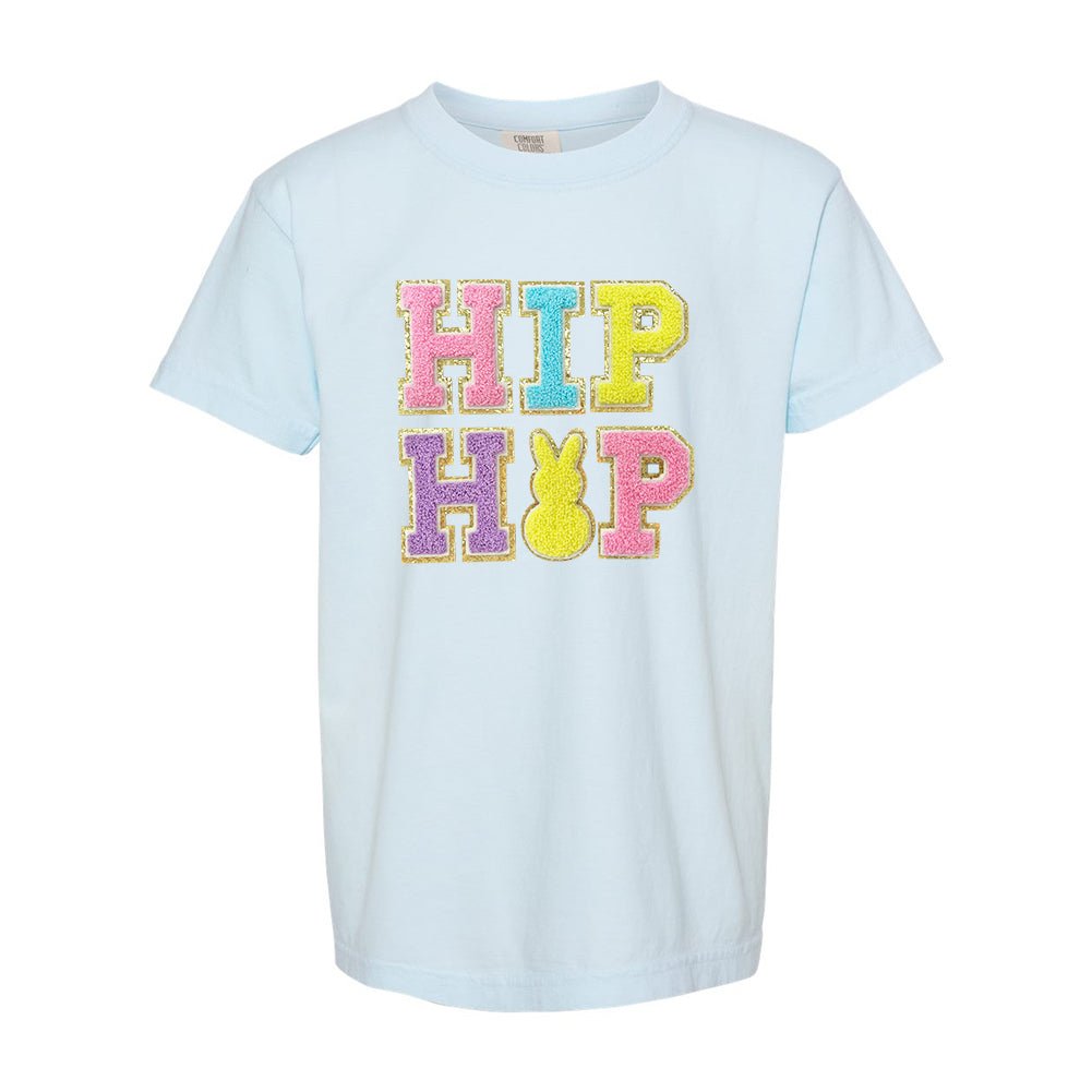 Kids Hip Hop Letter Patch Comfort Colors T-Shirt - United Monograms