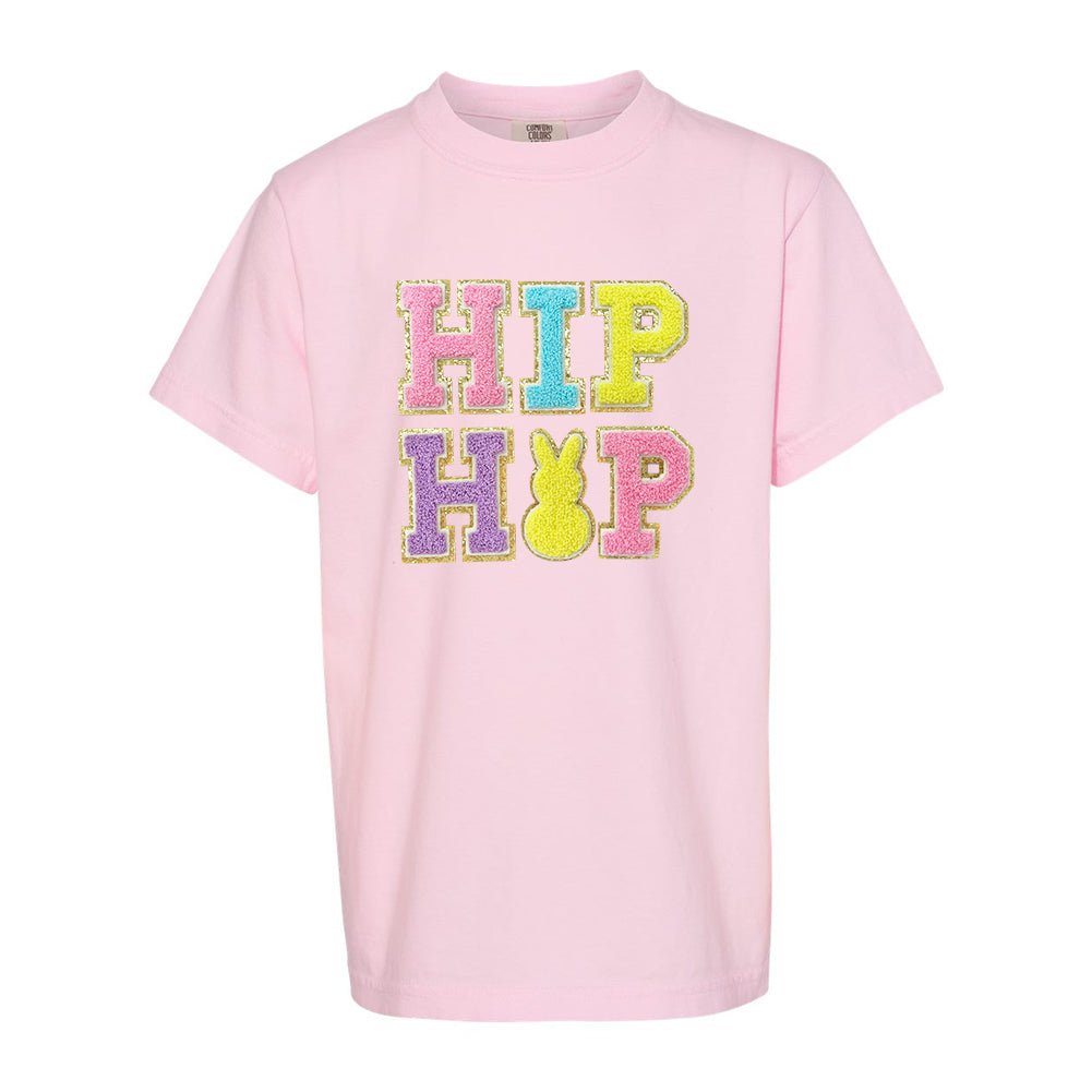 Kids Hip Hop Letter Patch Comfort Colors T-Shirt - United Monograms