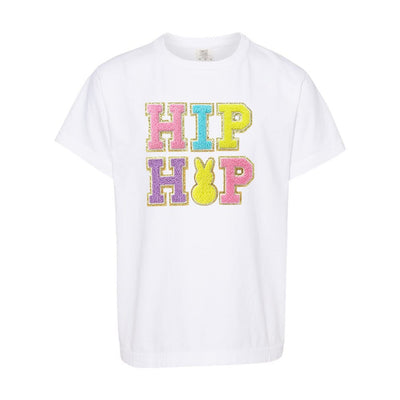 Kids Hip Hop Letter Patch Comfort Colors T-Shirt - United Monograms