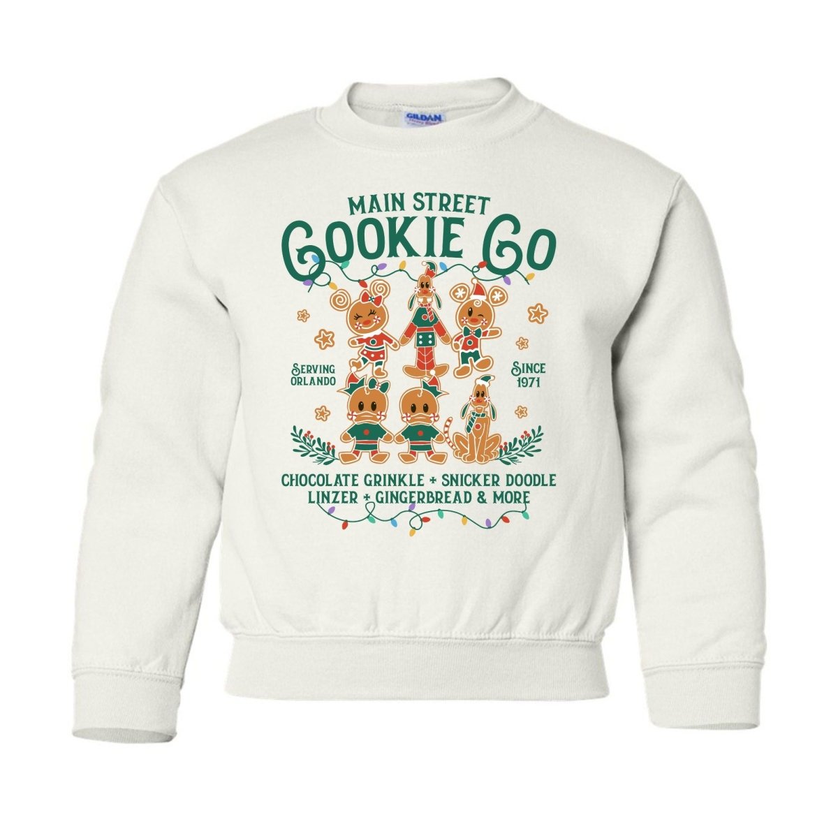 Kids 'Main Street Cookie Co.' Crewneck Sweatshirt - United Monograms