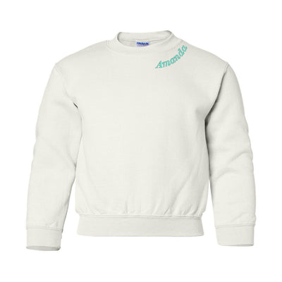 Kids Make It Yours™ Collar Crewneck Sweatshirt - United Monograms