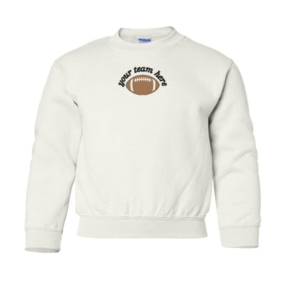 Kids Make It Yours™ Football Gameday Crewneck Sweatshirt - United Monograms