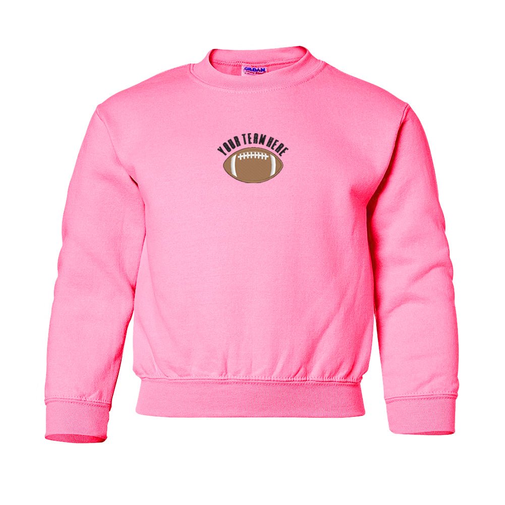 Kids Make It Yours™ Football Gameday Crewneck Sweatshirt - United Monograms