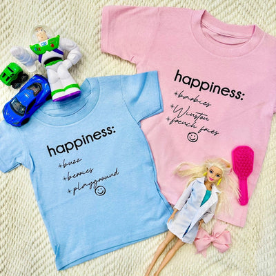 Kids Make It Yours™ 'Happiness Checklist' T-Shirt - United Monograms