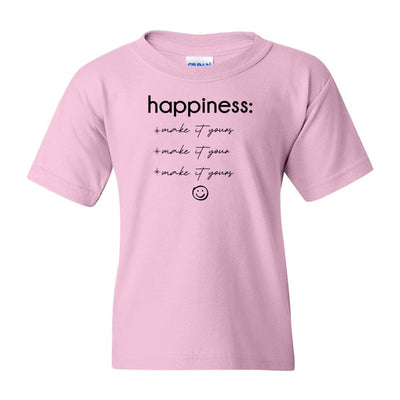 Kids Make It Yours™ 'Happiness Checklist' T-Shirt - United Monograms