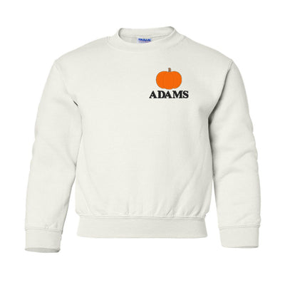 Kids Make It Yours™ Pumpkin Crewneck Sweatshirt - United Monograms