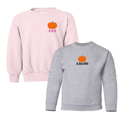 Kids Make It Yours™ Pumpkin Crewneck Sweatshirt - United Monograms
