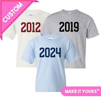 Kids Make It Yours™ 'Year' T-Shirt - United Monograms