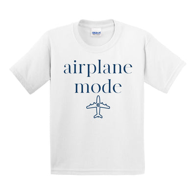 Kids Monogrammed 'Airplane Mode' T-Shirt - United Monograms